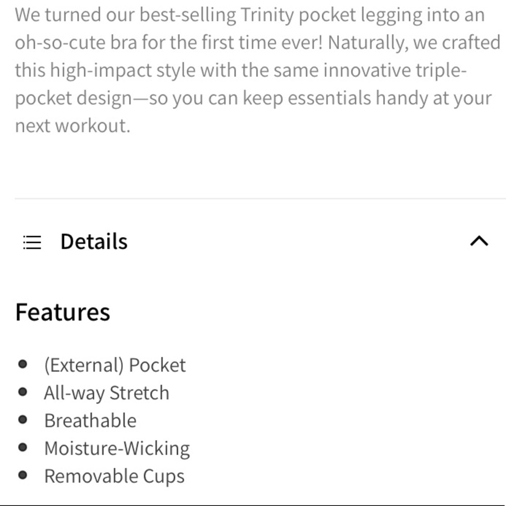 Fabletics Trinity High Impact Sports Bra - Picture 3 of 5